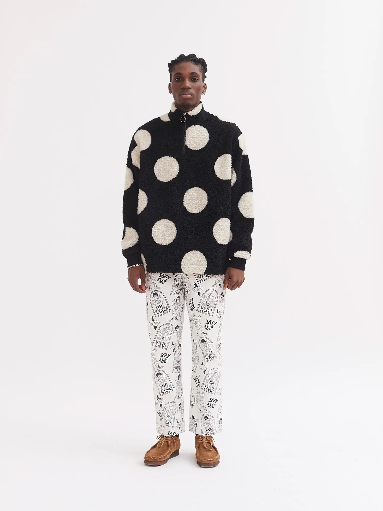 Lazy Oaf Giant Polka Fleece