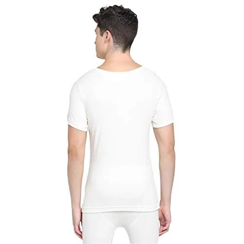 Levi's Men's Regular Fit Plain Thermal (038-THRML TOP-HS-Ivory-P1 L)