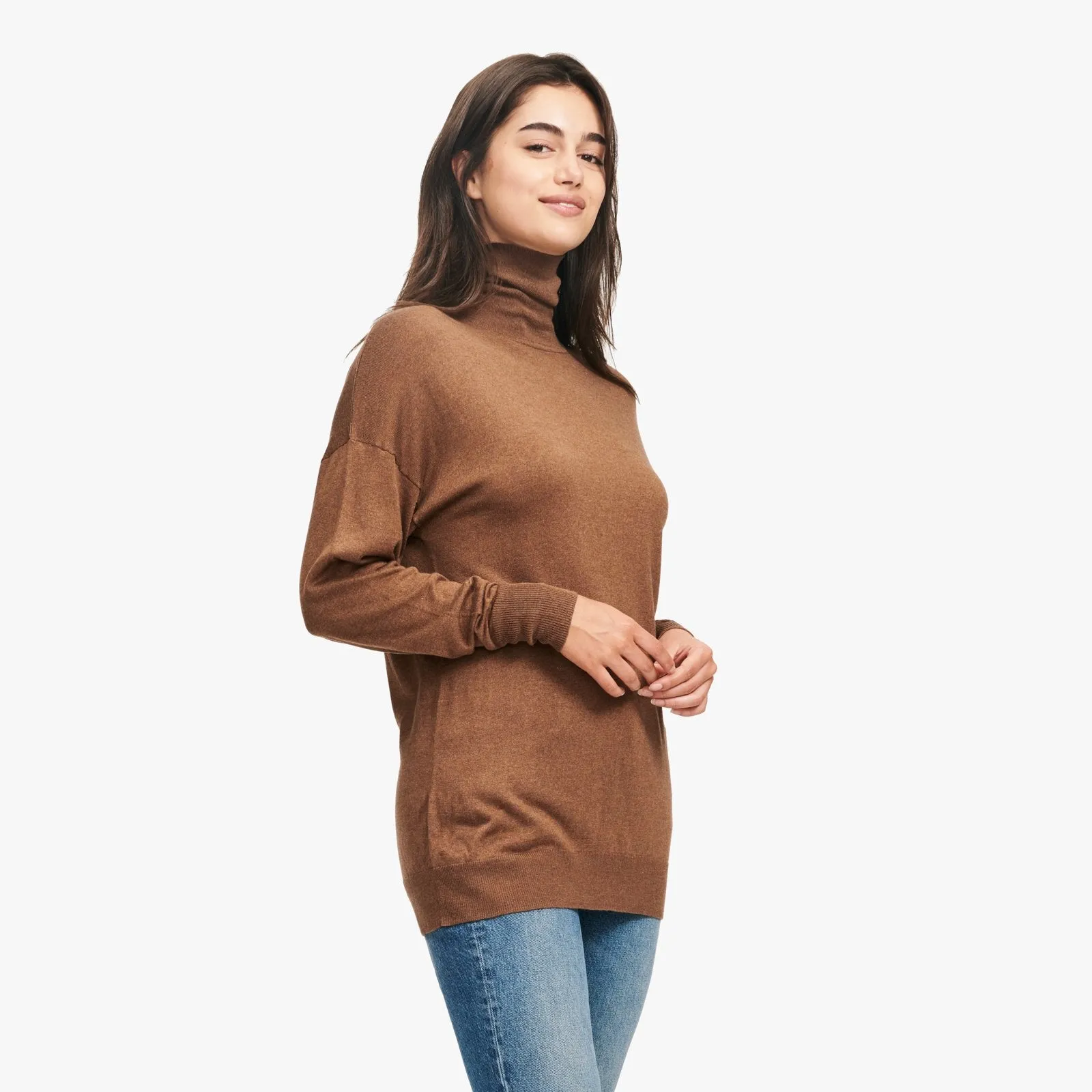 Lightweight Turtleneck Tunic