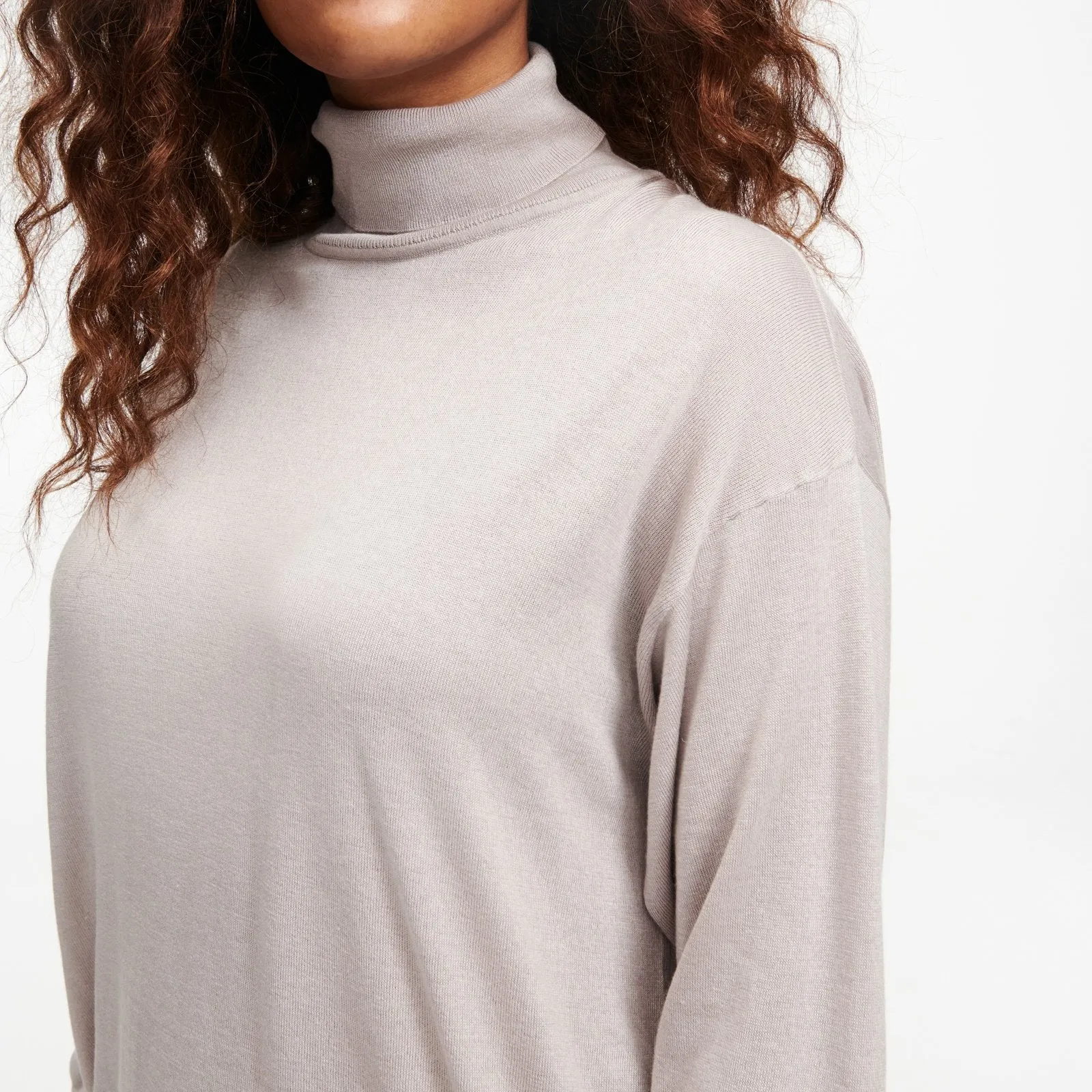 Lightweight Turtleneck Tunic