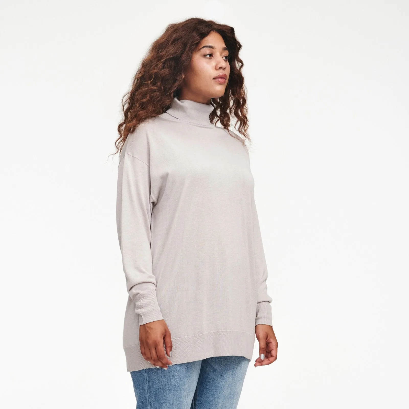 Lightweight Turtleneck Tunic