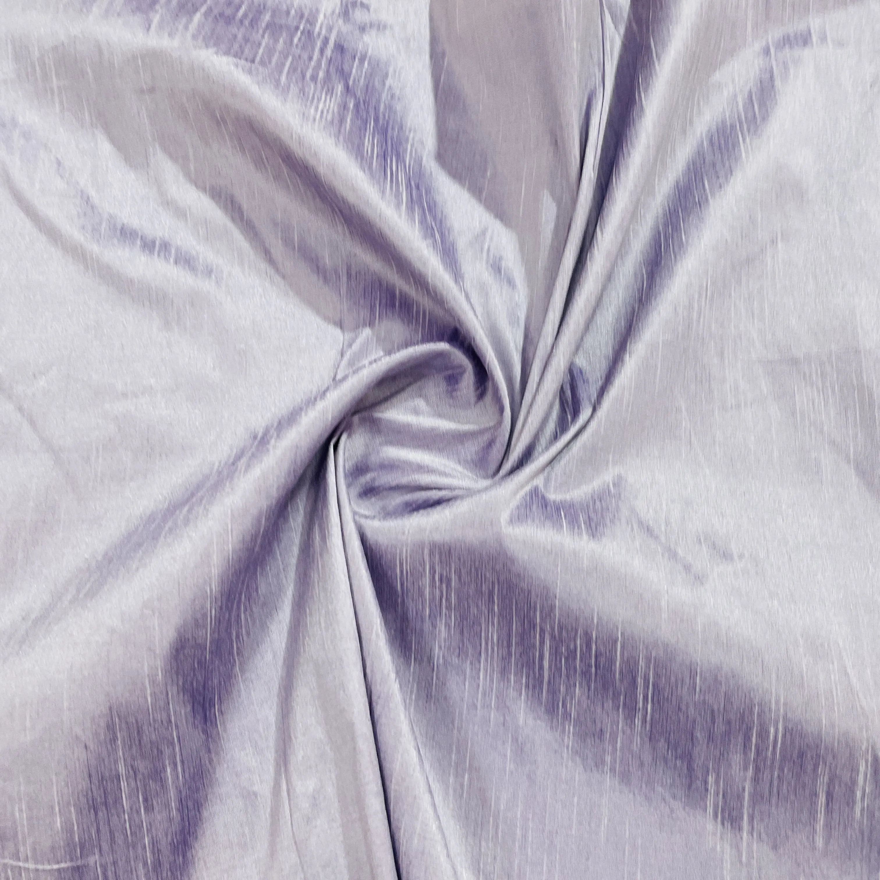 Lilac Purple Solid Dupian Silk Fabric