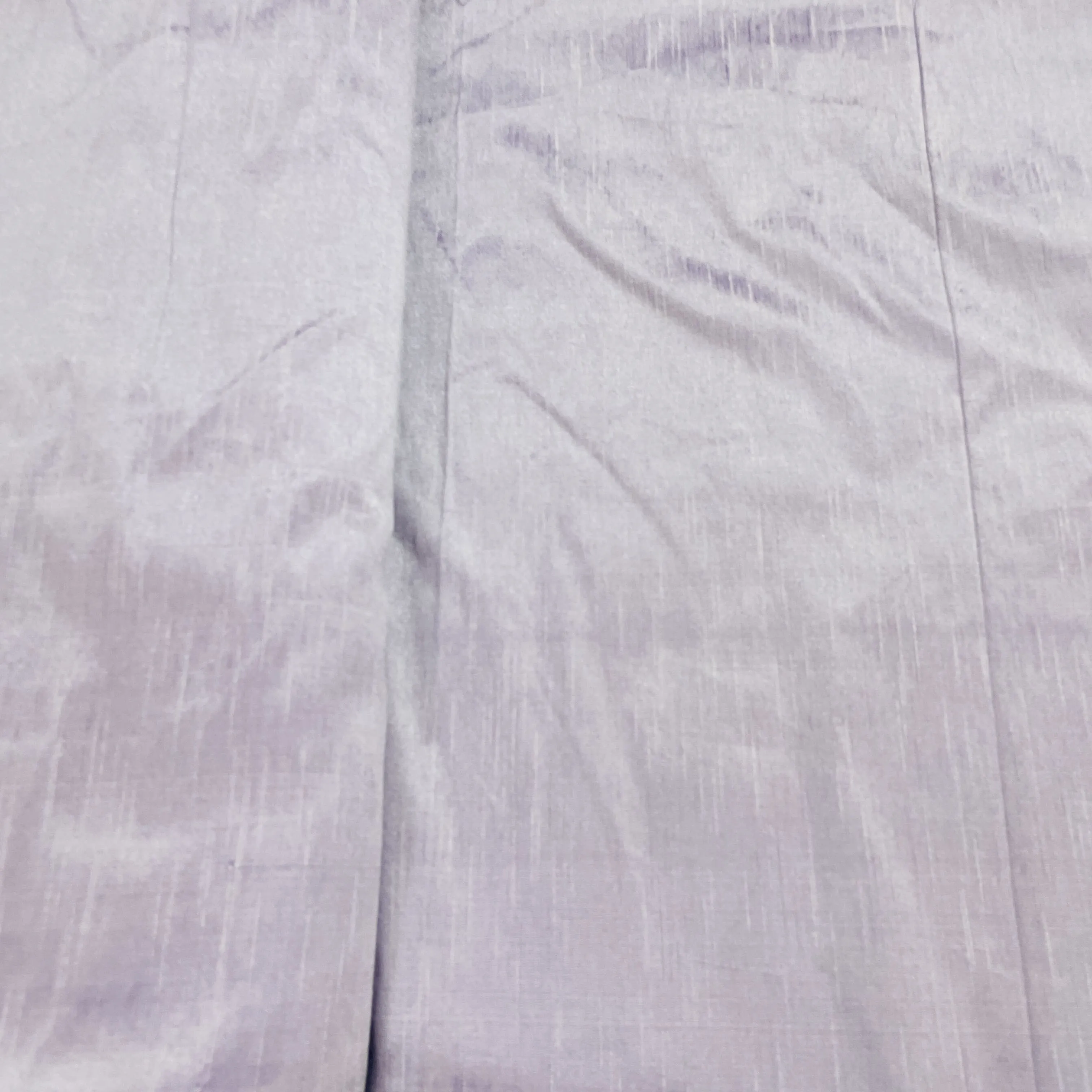 Lilac Purple Solid Dupian Silk Fabric