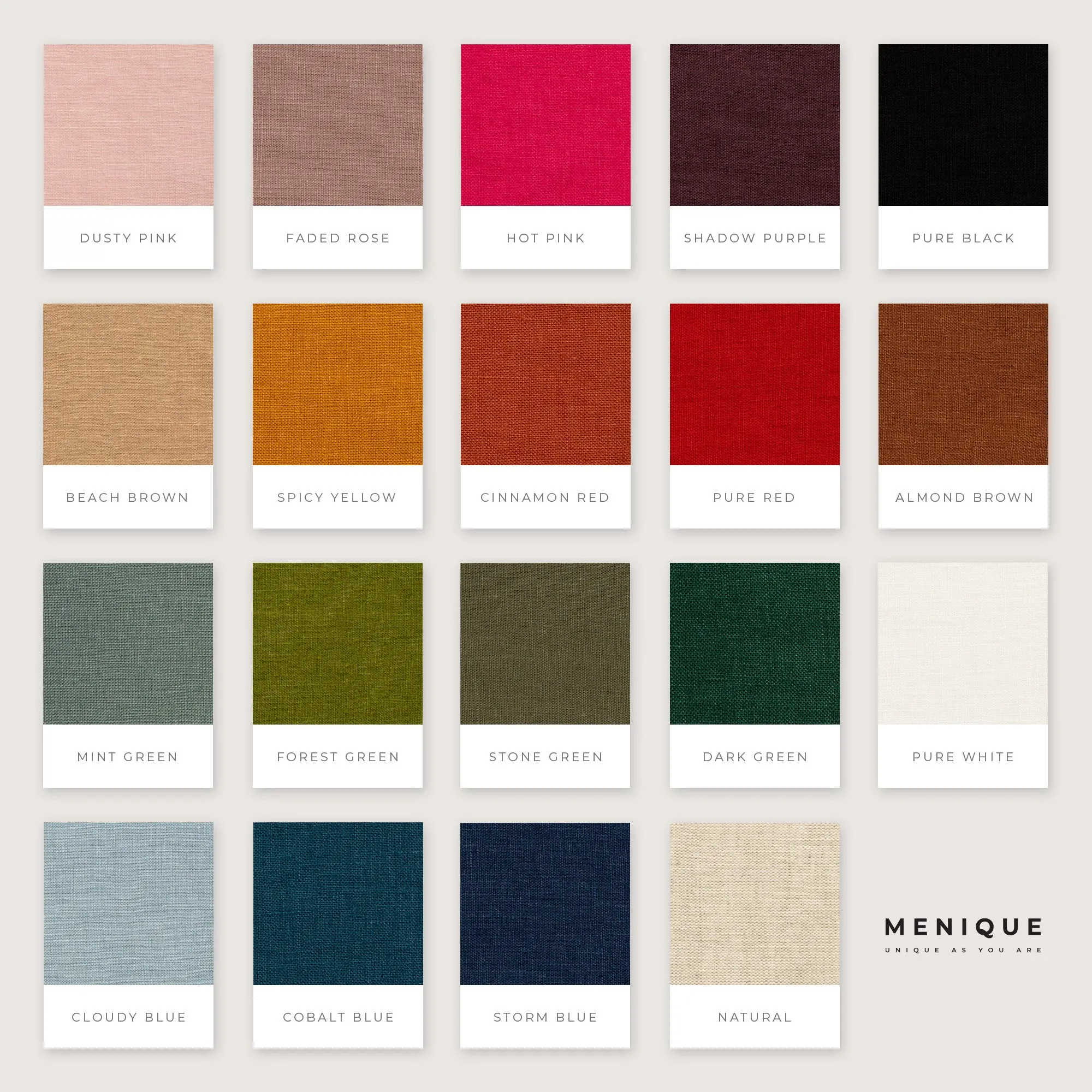 Linen Fabric Sample Pack