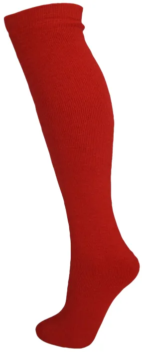 Manby Ski Accessories Kids Essential Thermal Ski Sock Red