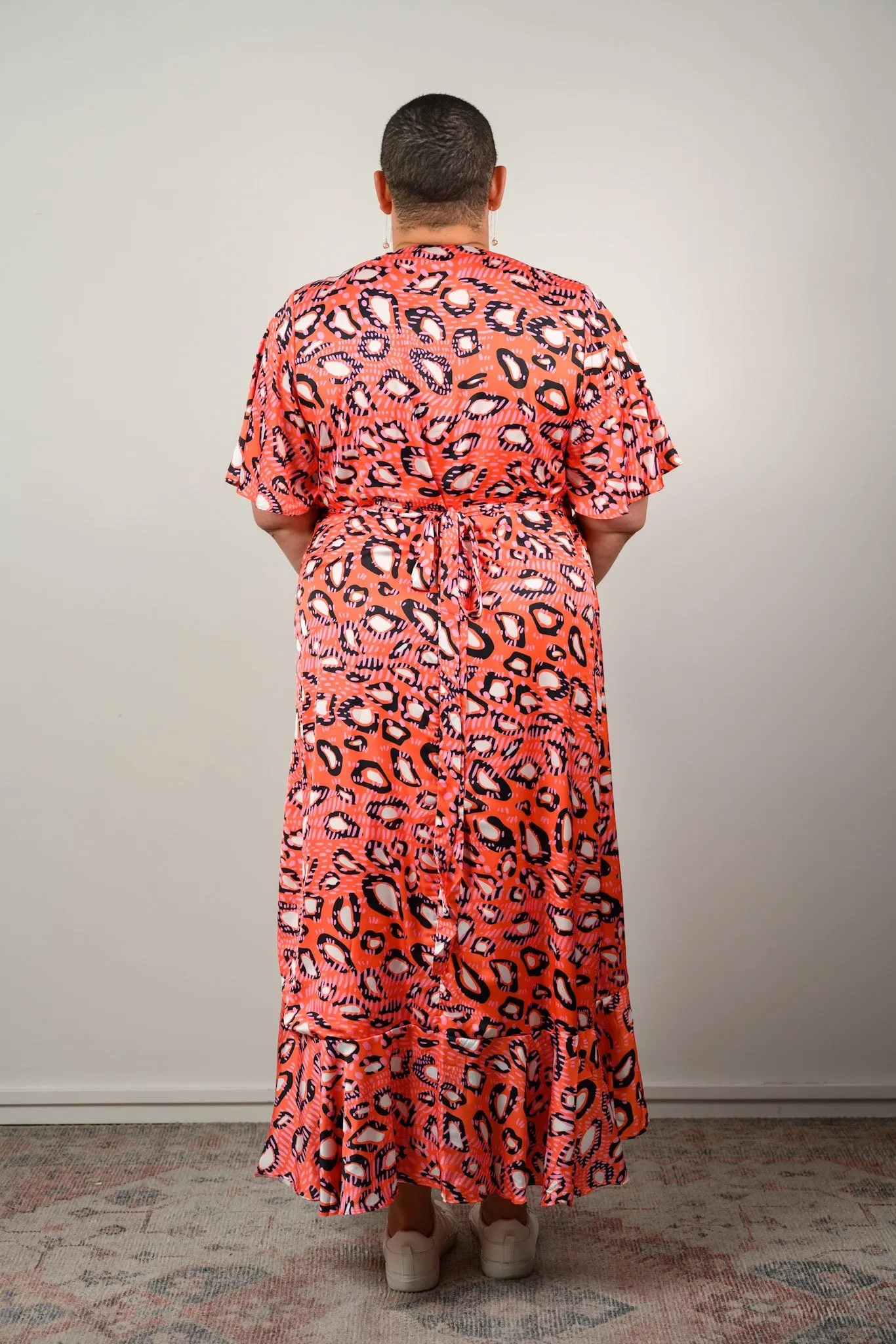 Marie wrap dress - Animal print