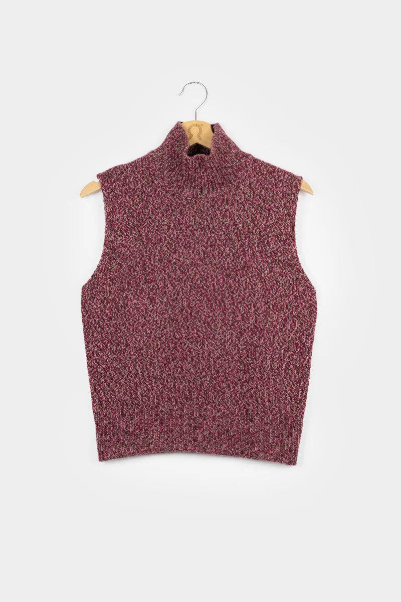 Matilde Recycled Cashmere Sleeveless Vest