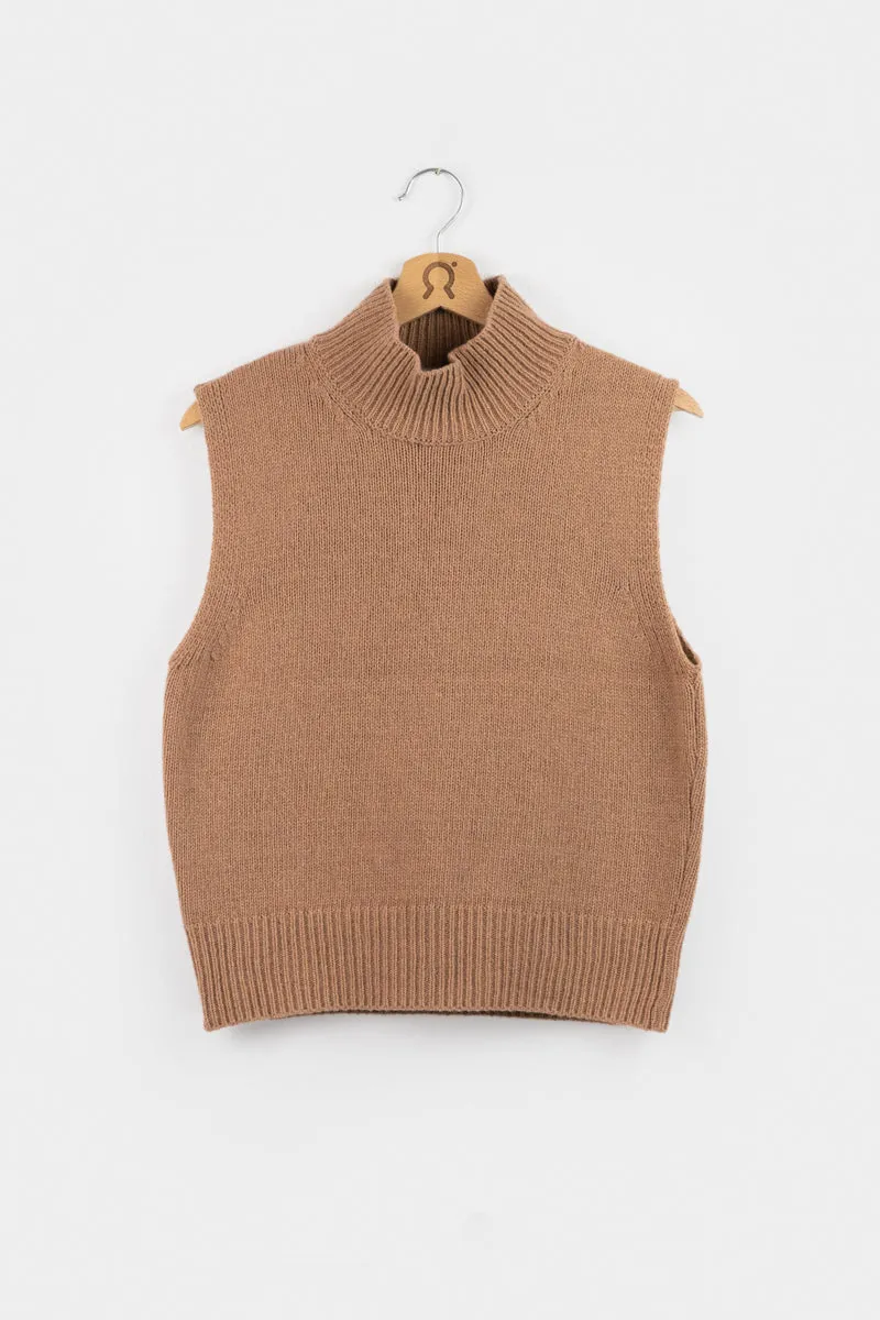 Matilde Recycled Cashmere Sleeveless Vest