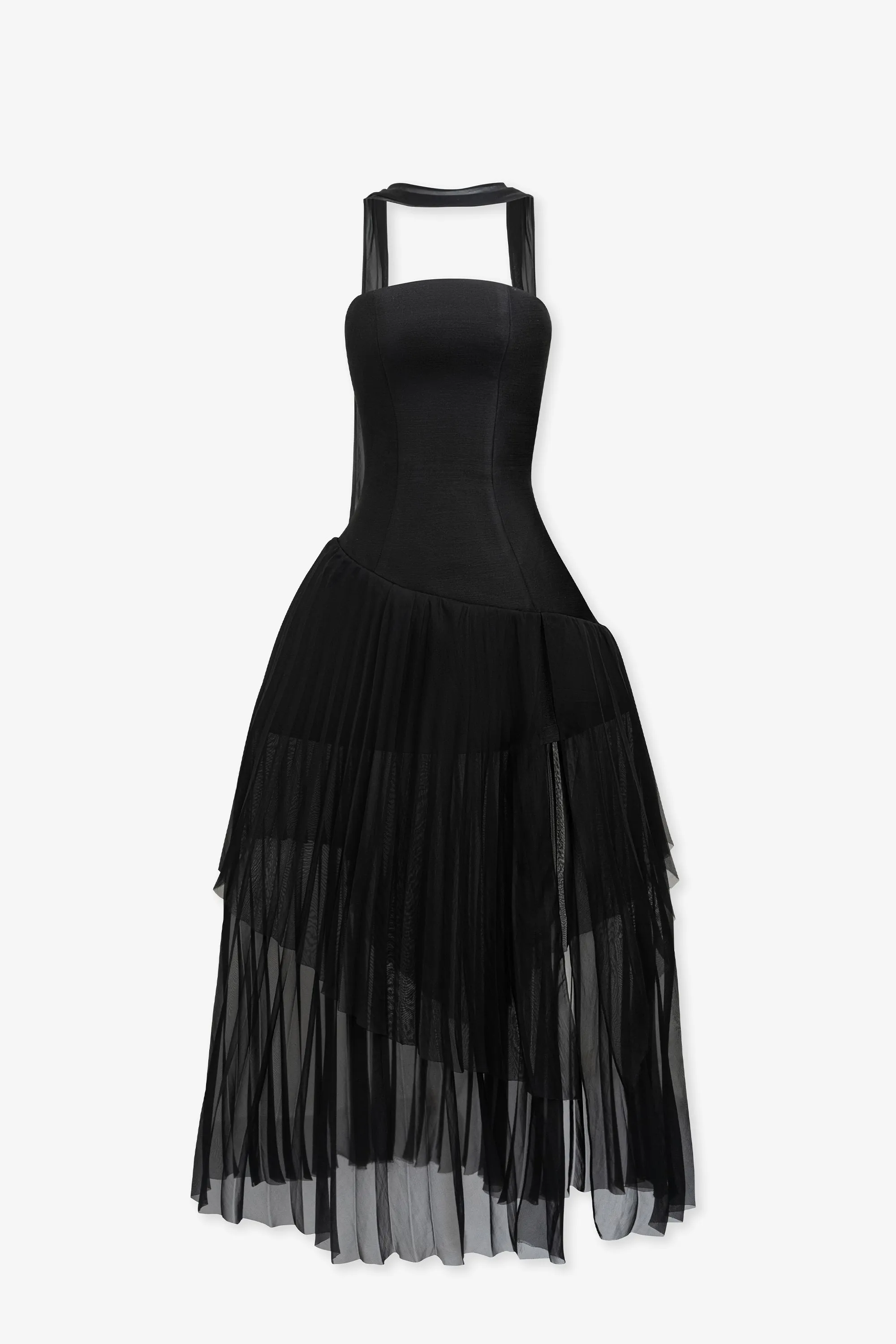 Melanie Pleated Maxi Dress