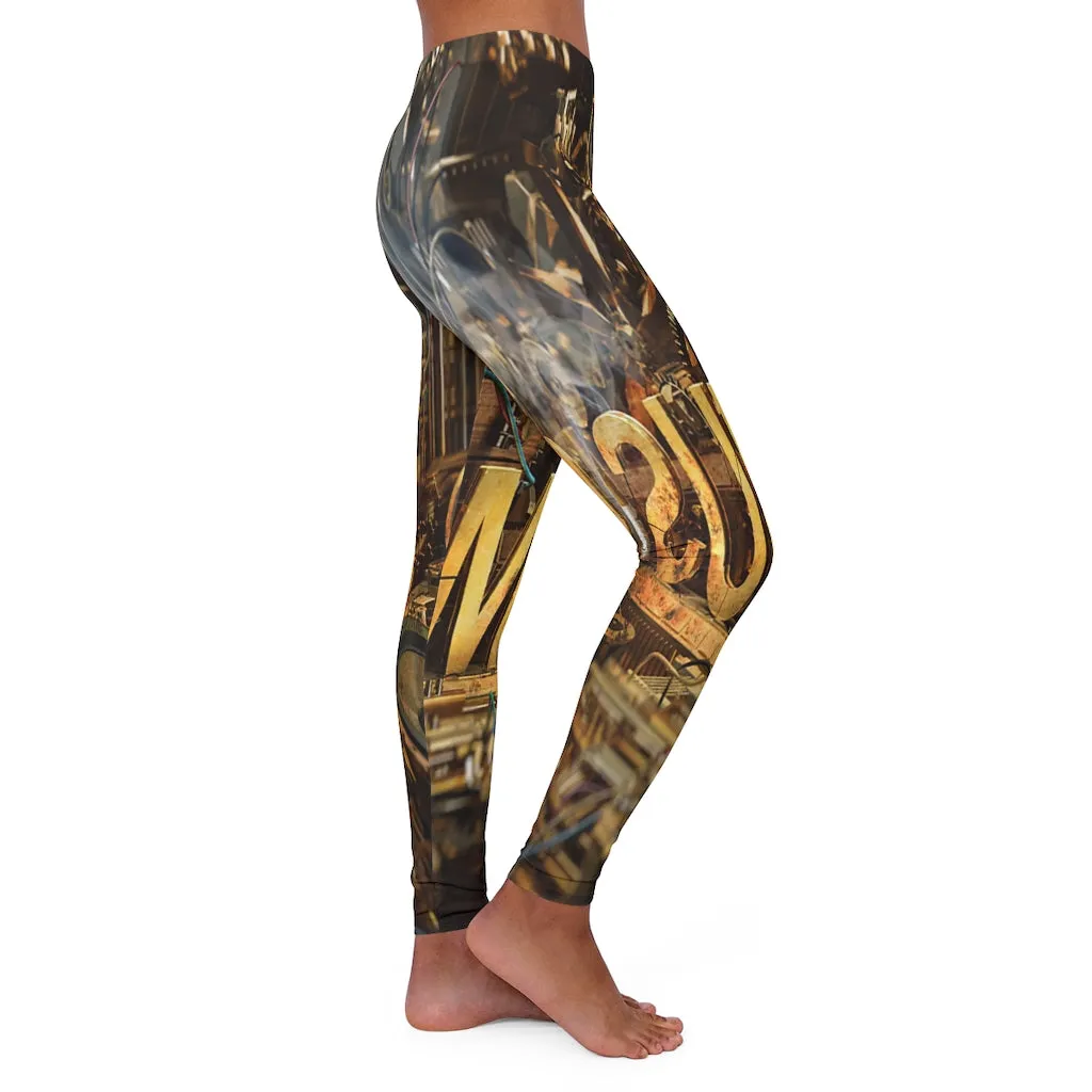 M.U.S.I.C. World HQ Women's Spandex Leggings