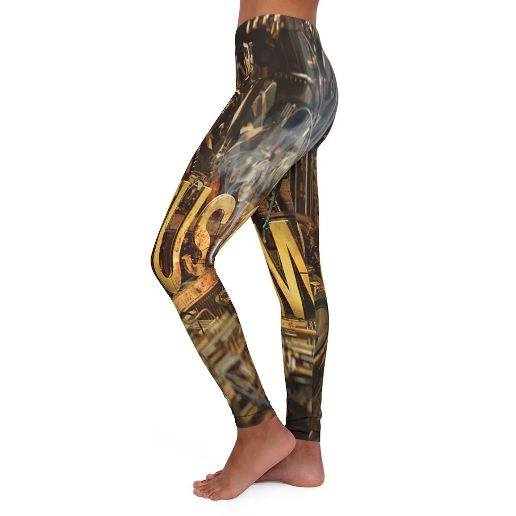 M.U.S.I.C. World HQ Women's Spandex Leggings