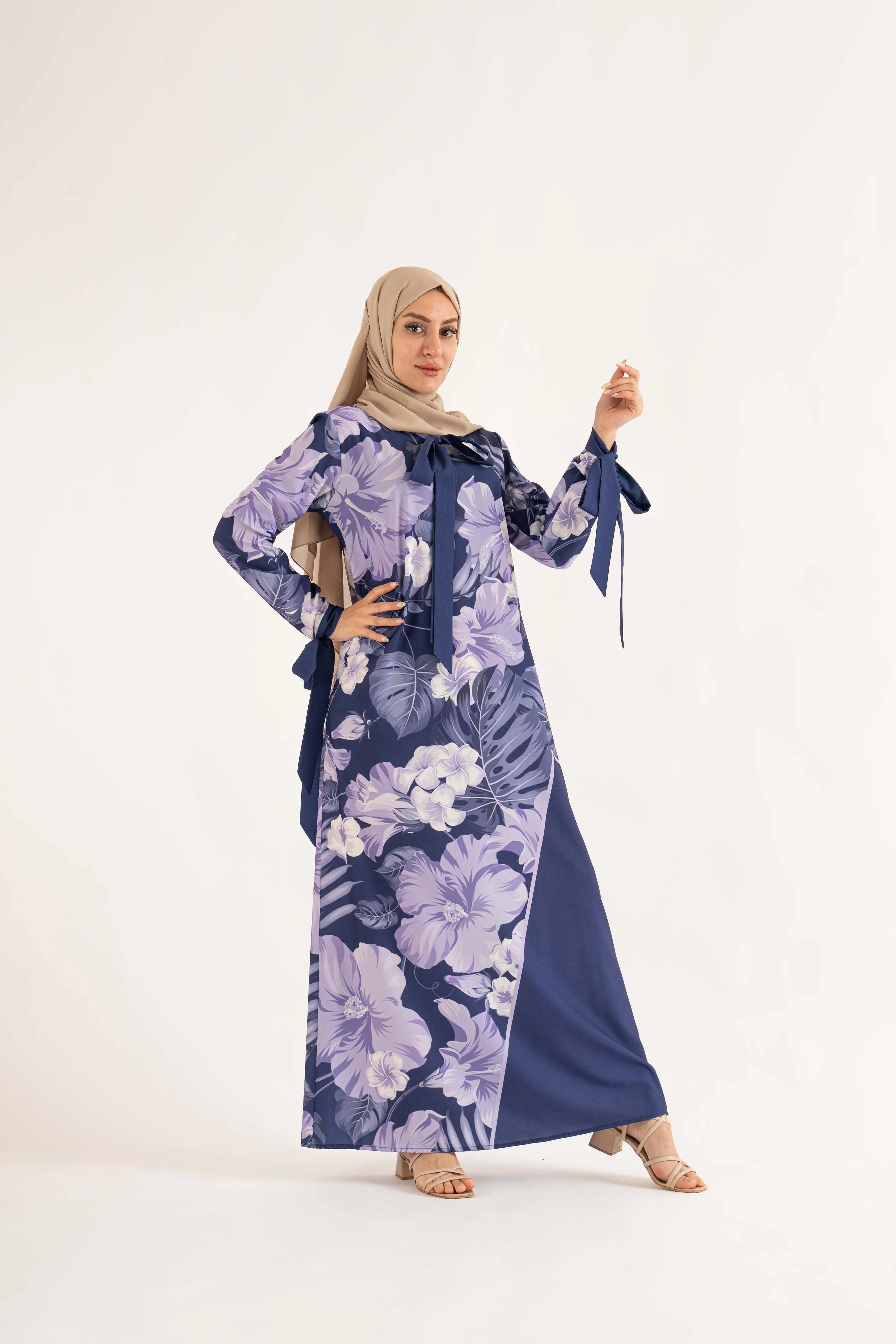 Nasira Maxi Dress - Deep Purple