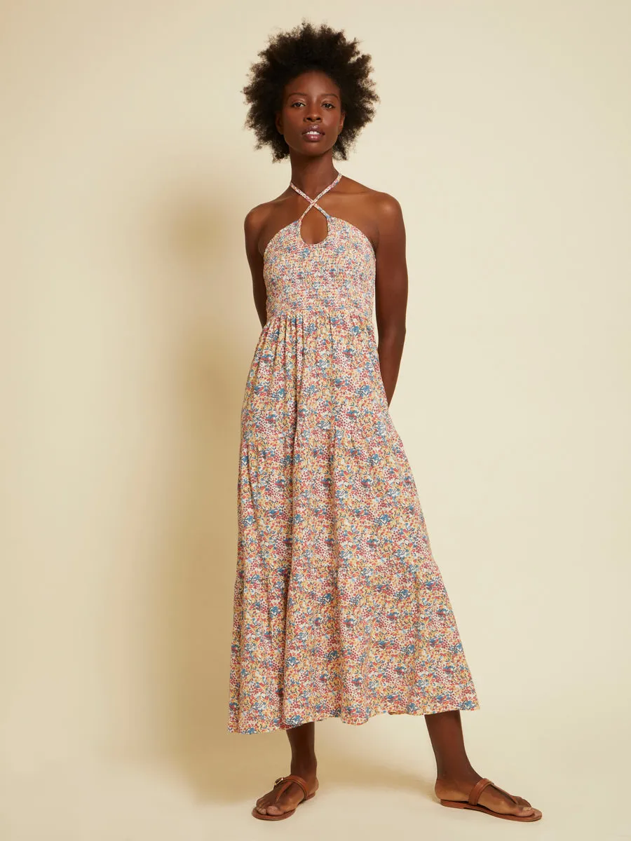 Nation LTD - Kira 70s Maxi Dress in Flower Power