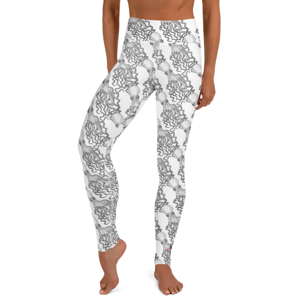 Octopus Sea Leggings - High Waist