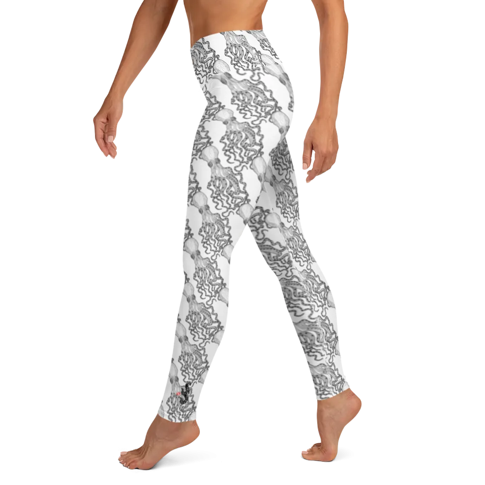 Octopus Sea Leggings - High Waist