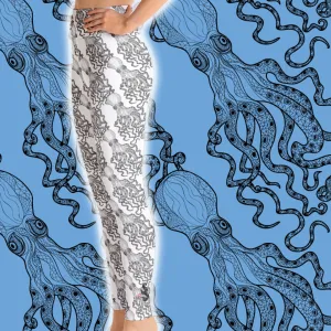 Octopus Sea Leggings - High Waist