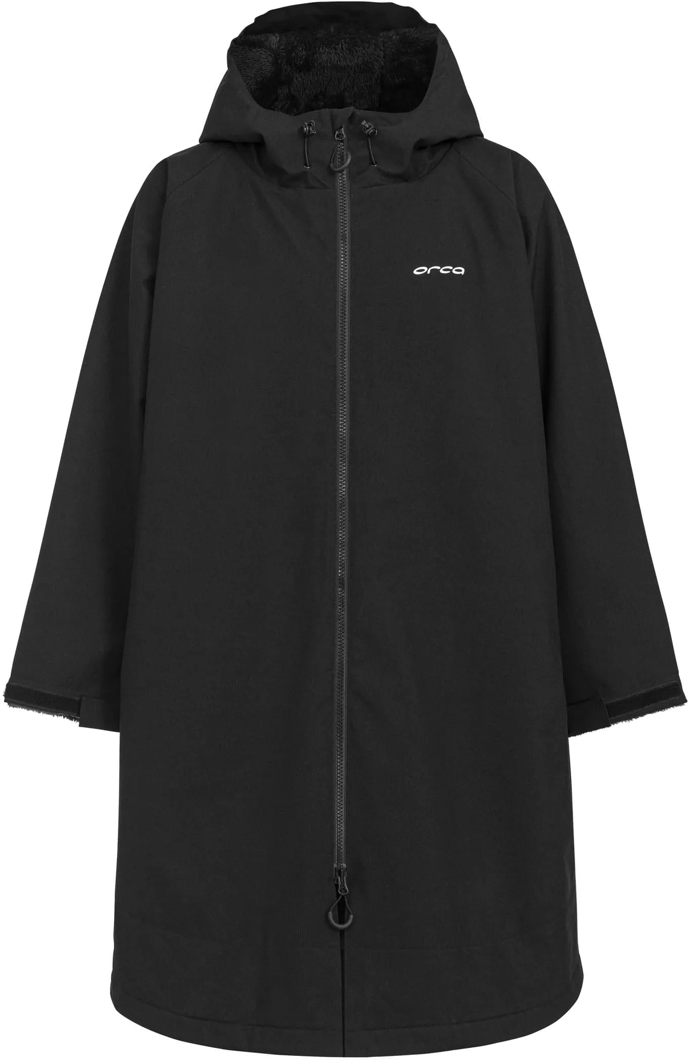 Orca Thermal Parka Changing Robe - Black