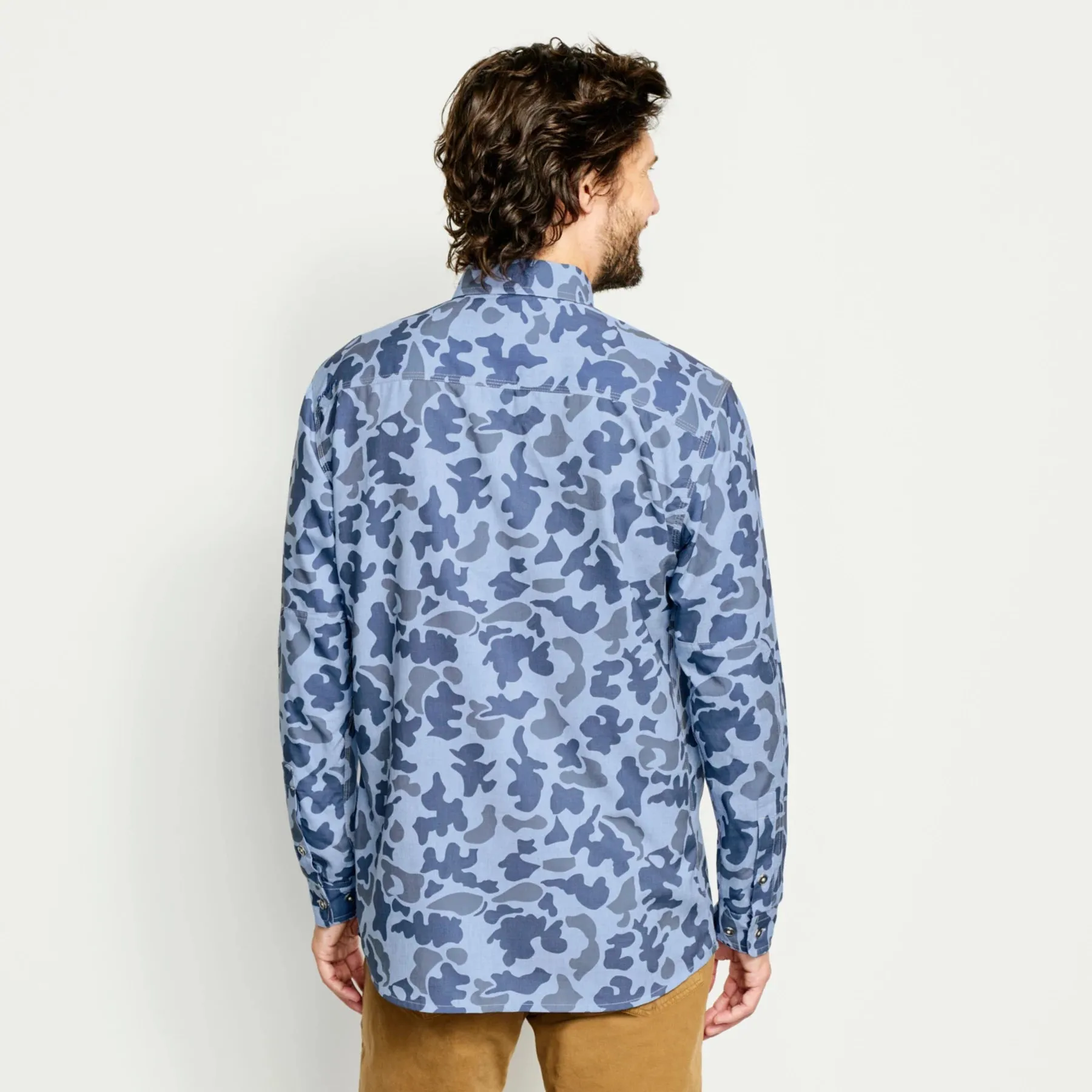 ORVIS TECH CHAMBRAY 1971 CAMO LS