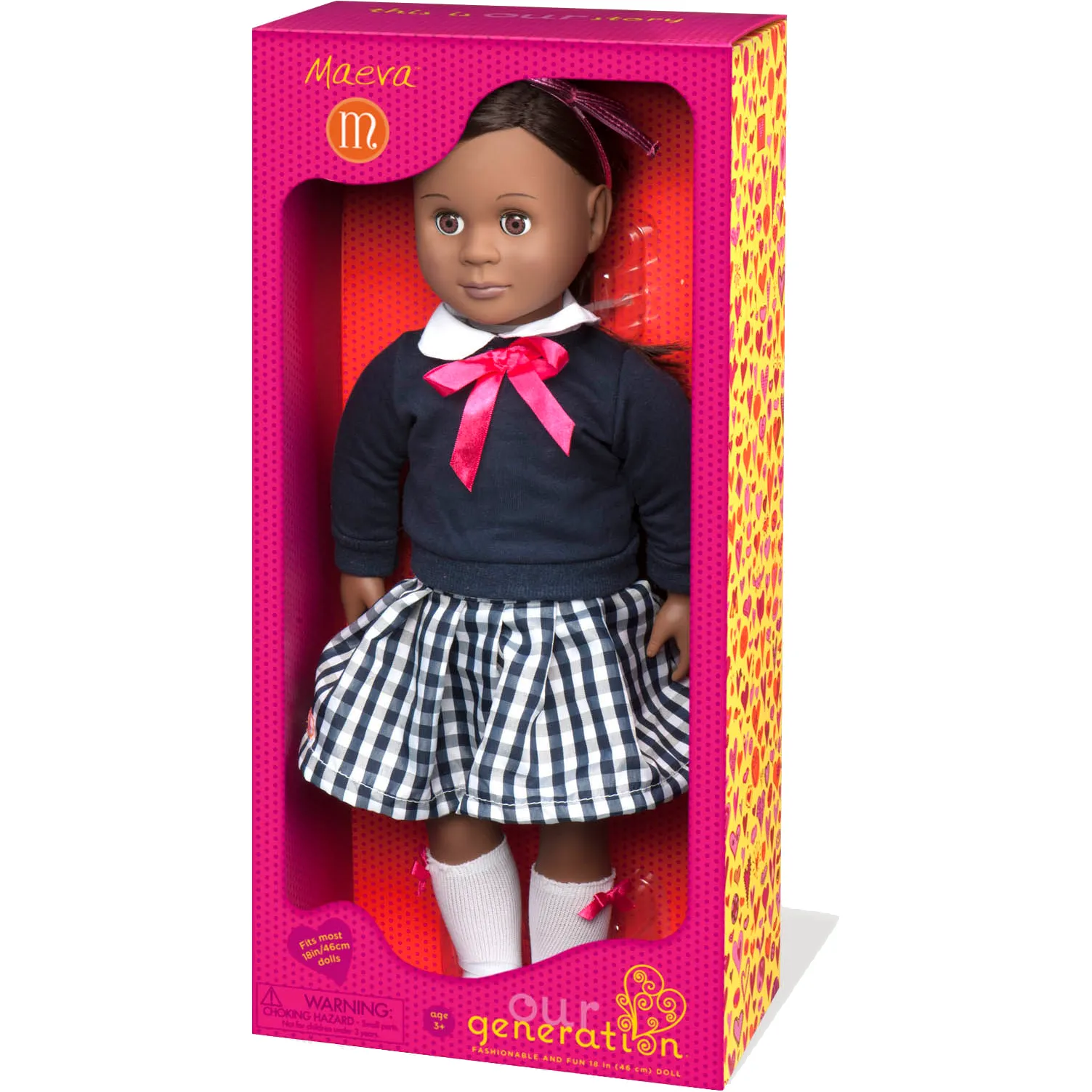 Our Generation 18" Doll Maeva the Schoolgirl