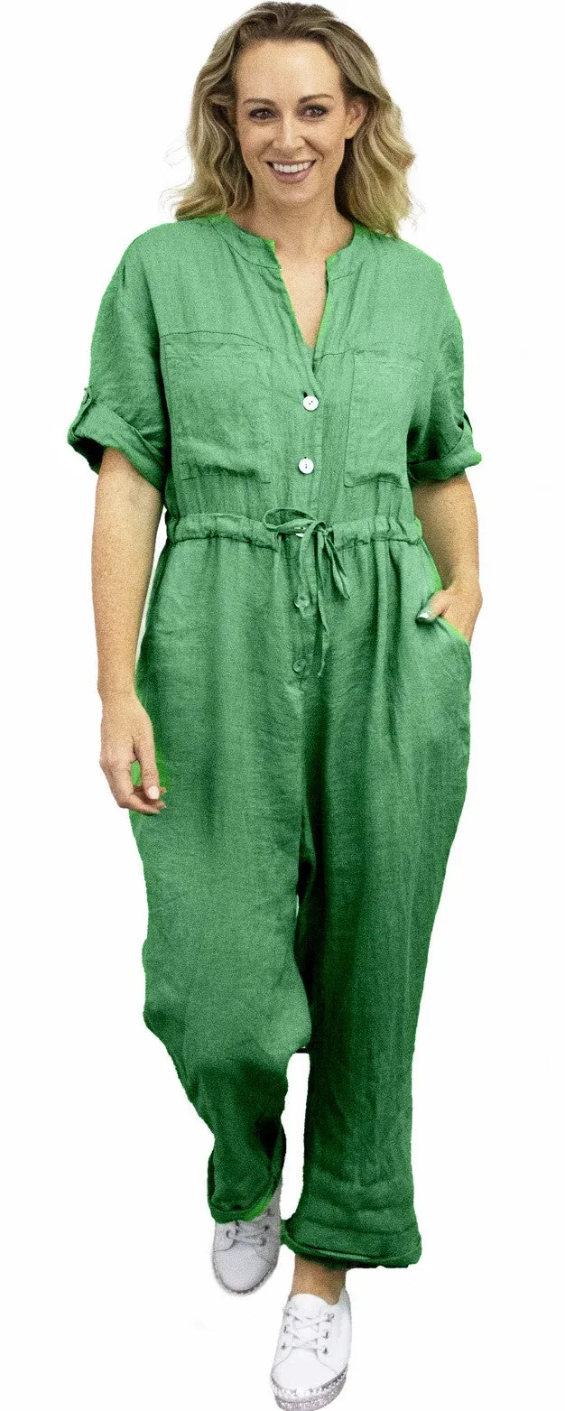 OXFORD linen jumpsuit