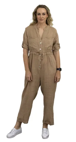 OXFORD linen jumpsuit