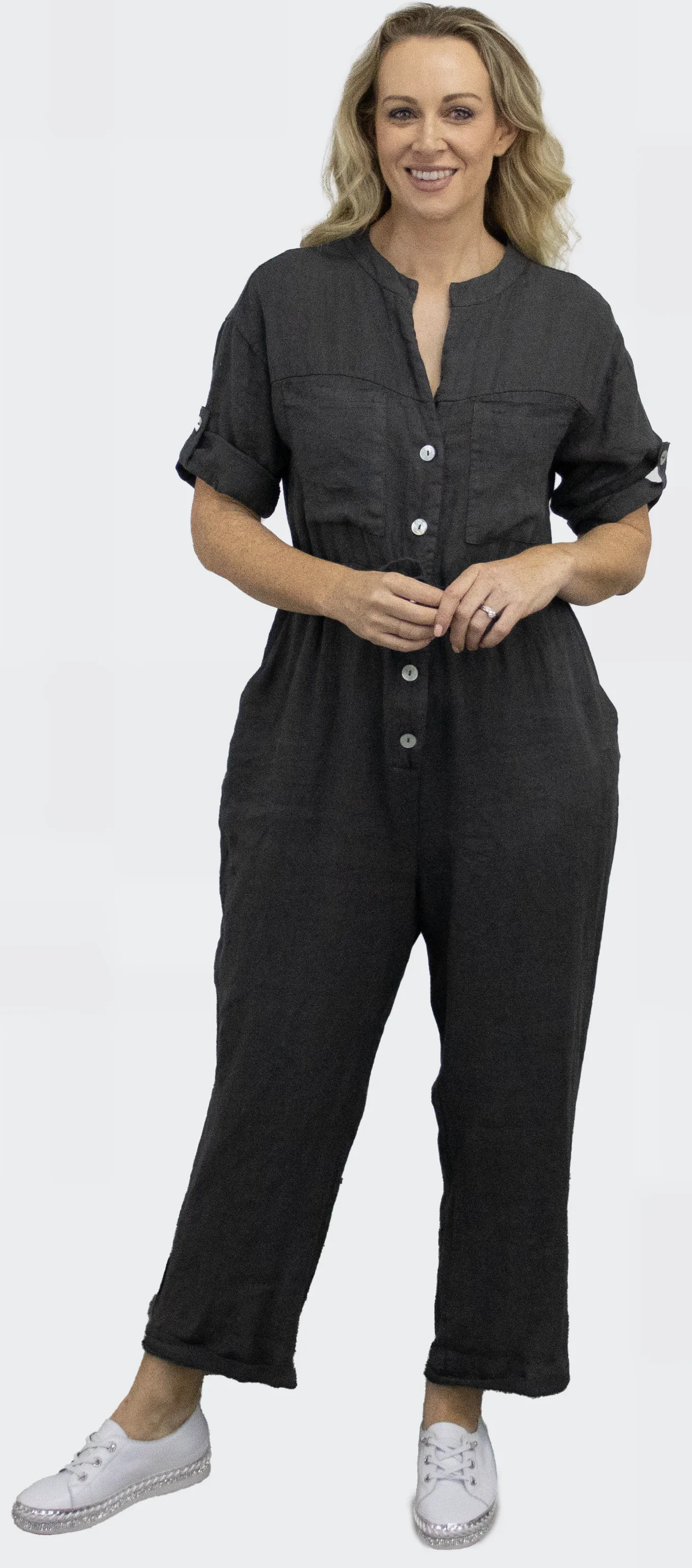 OXFORD linen jumpsuit