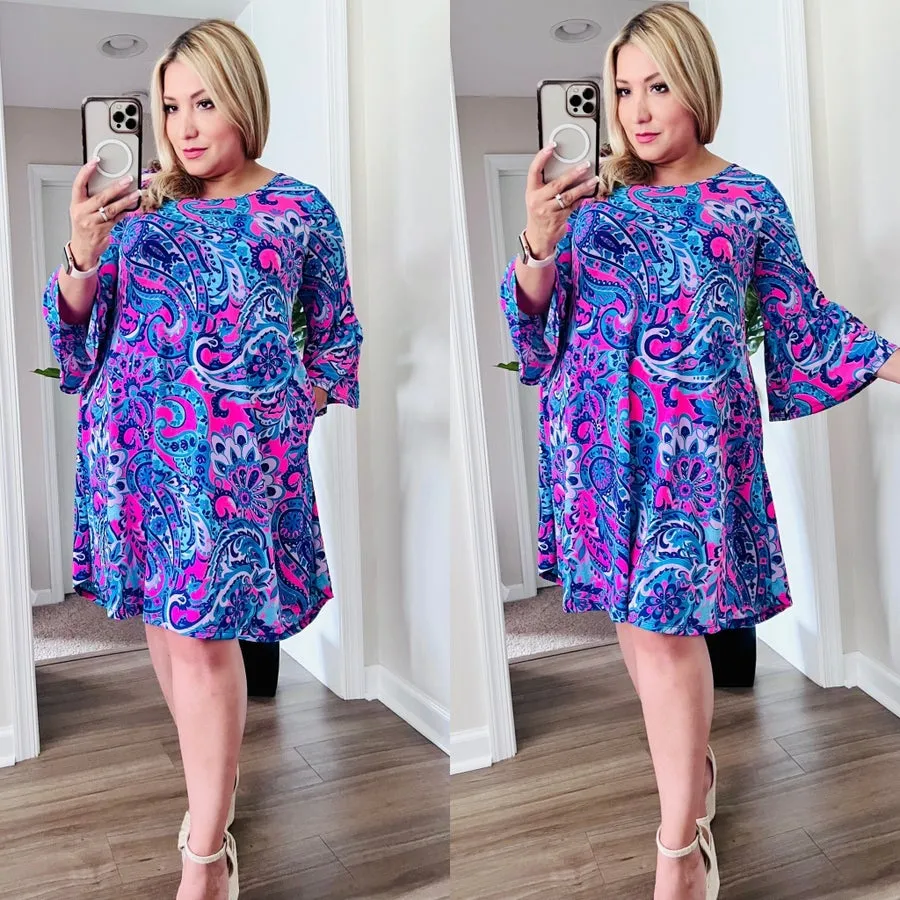 Paisley Swing Dress