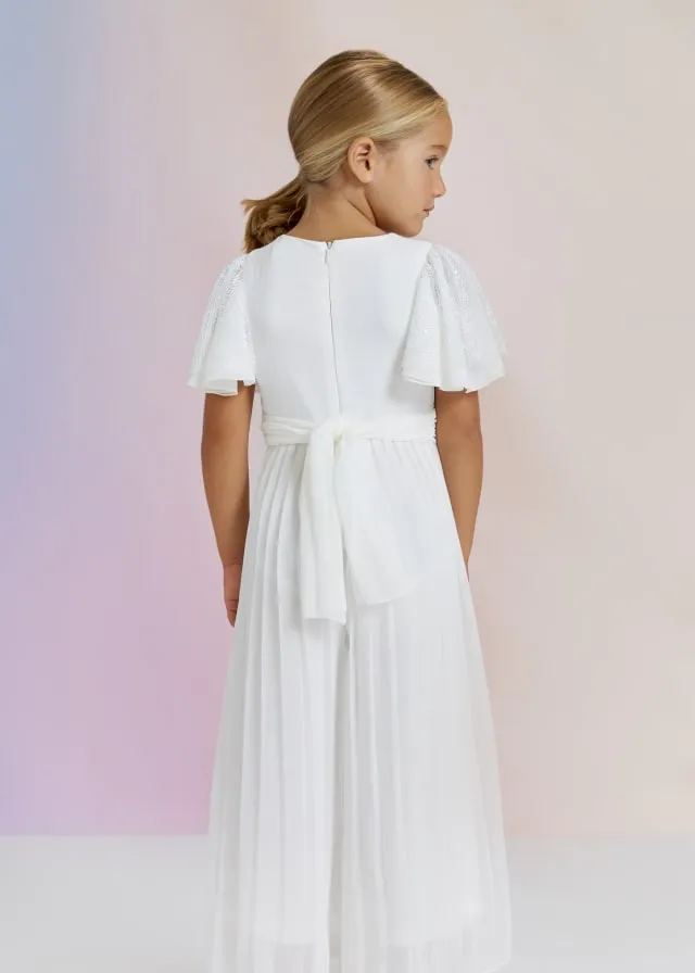 PLEATED CHIFFON JUMPSUIT GIRL