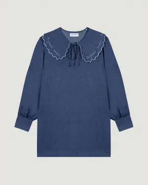 "Amour Toujours" vergennes chambray dress