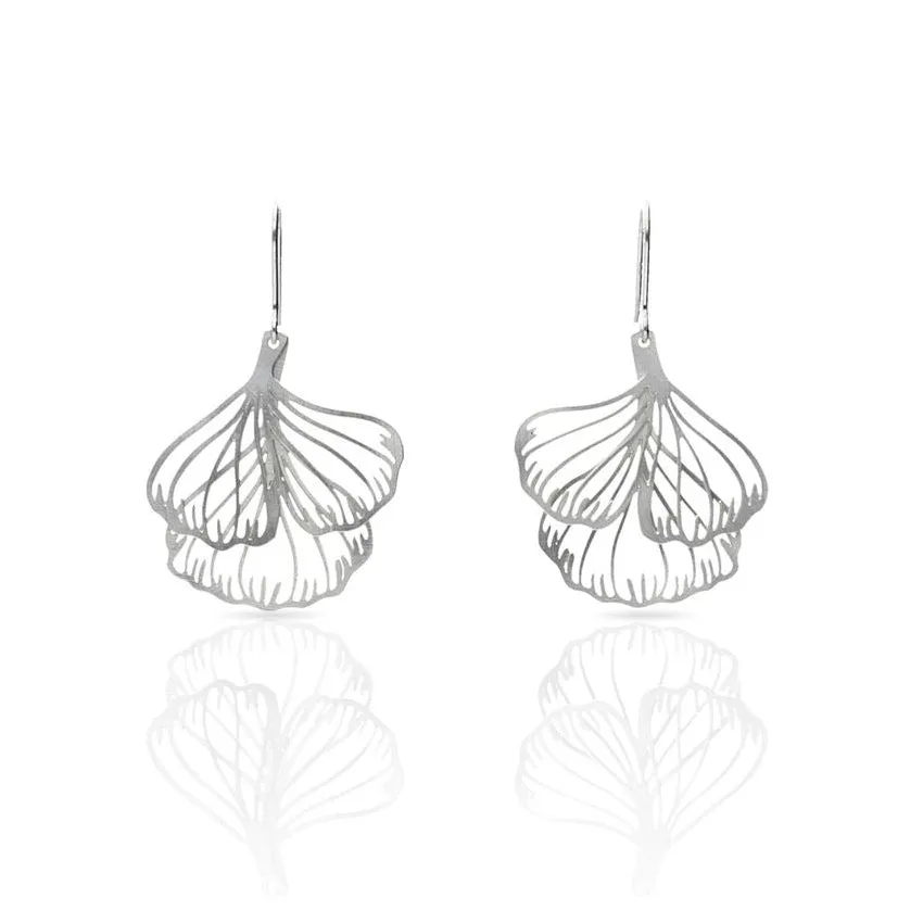 RAS Ginkgo Biloba Medium Earrings