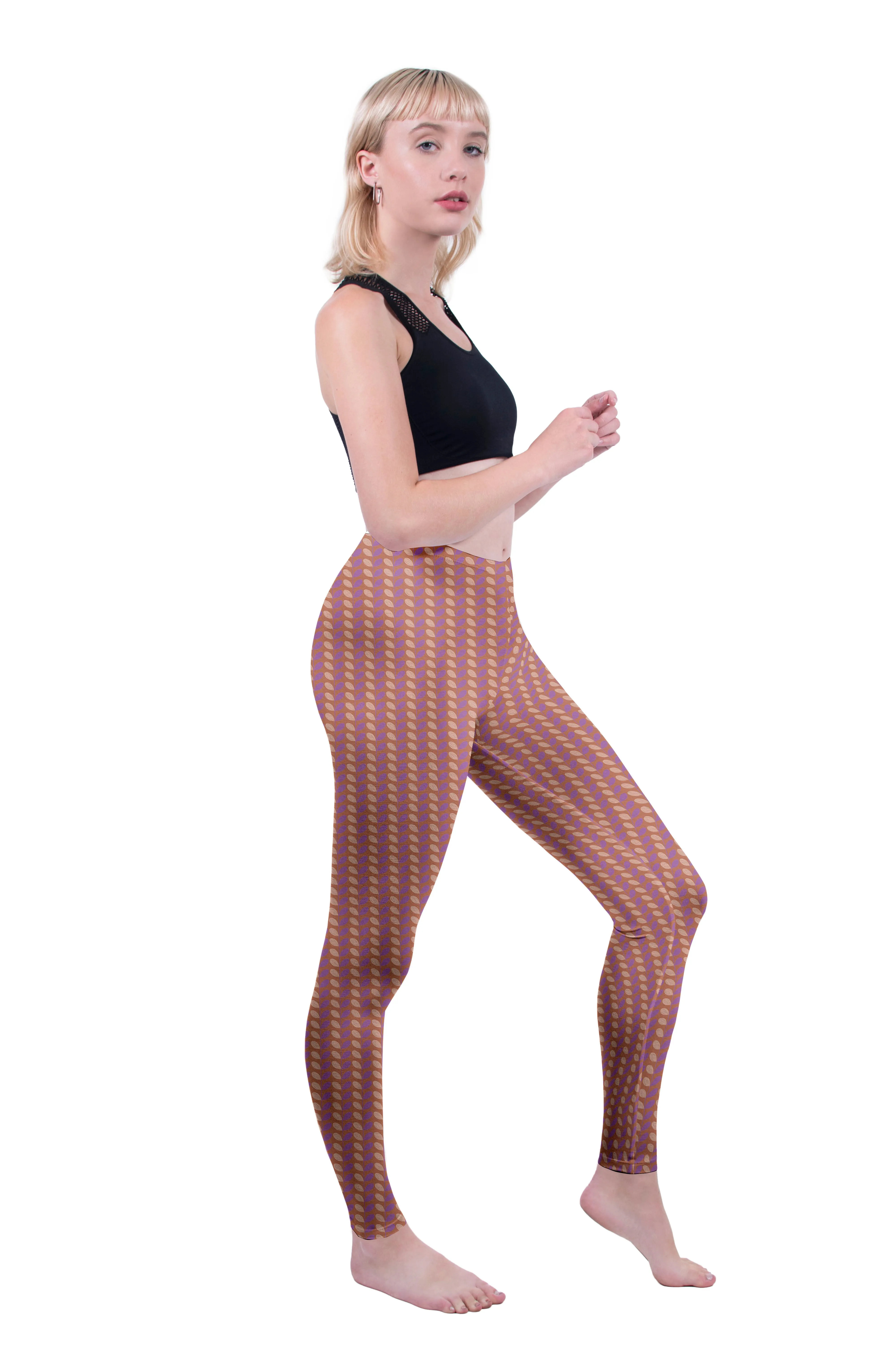 Regular Leggings (8-12 UK Size) - Vines