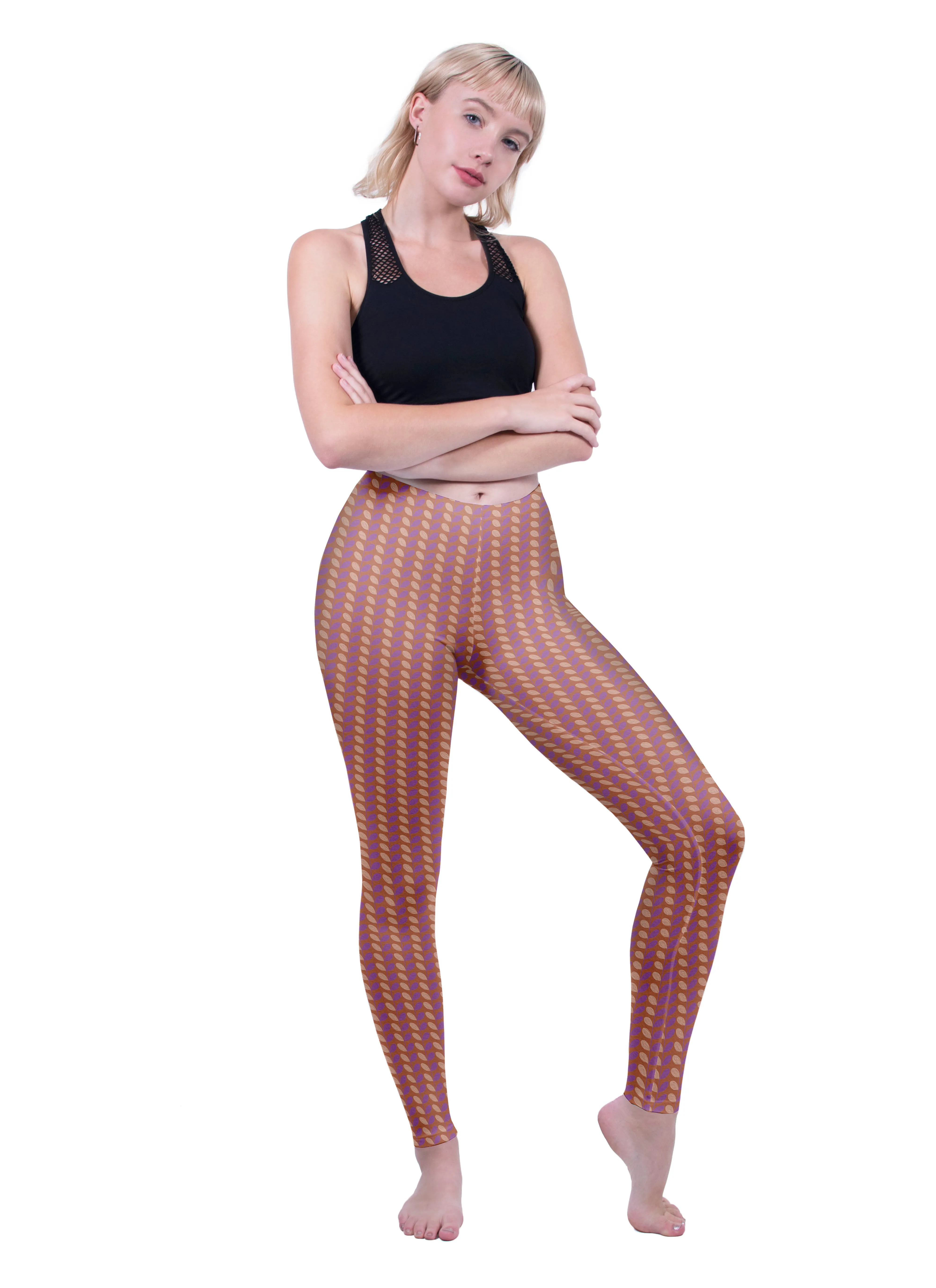 Regular Leggings (8-12 UK Size) - Vines