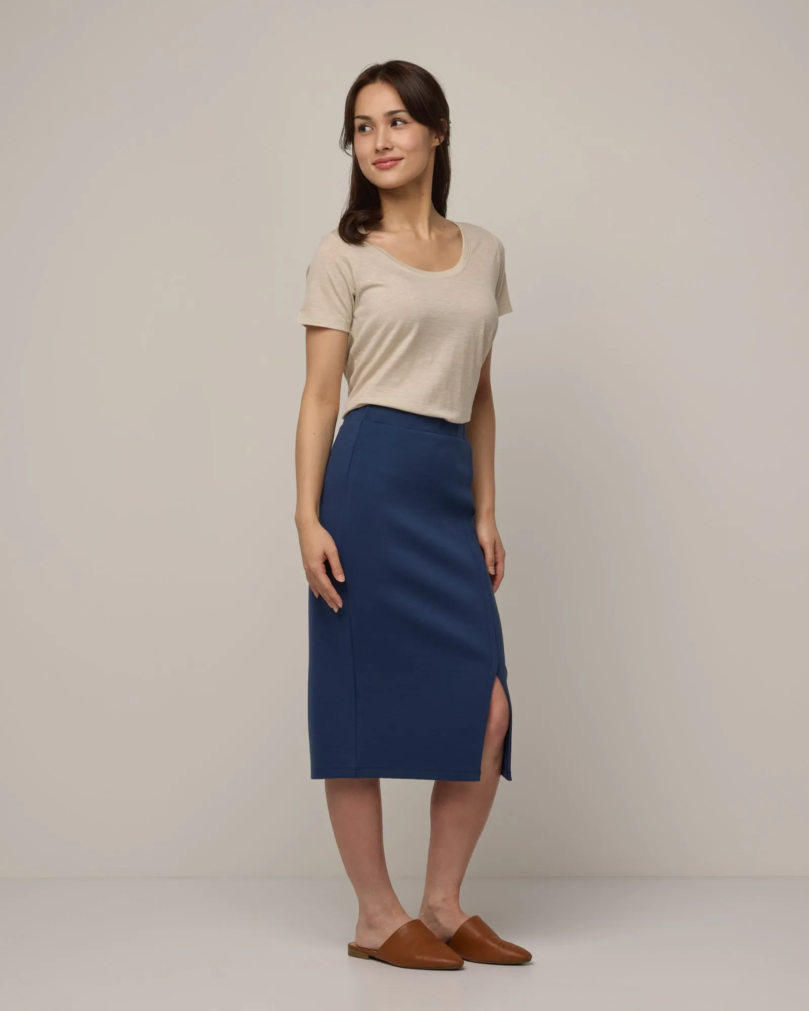 Rita Ponte Pencil Skirt