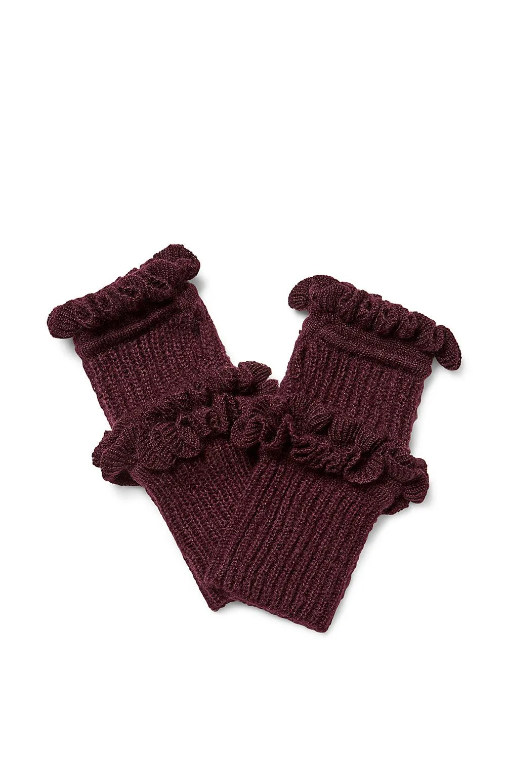 Ruffle Fingerless Gloves