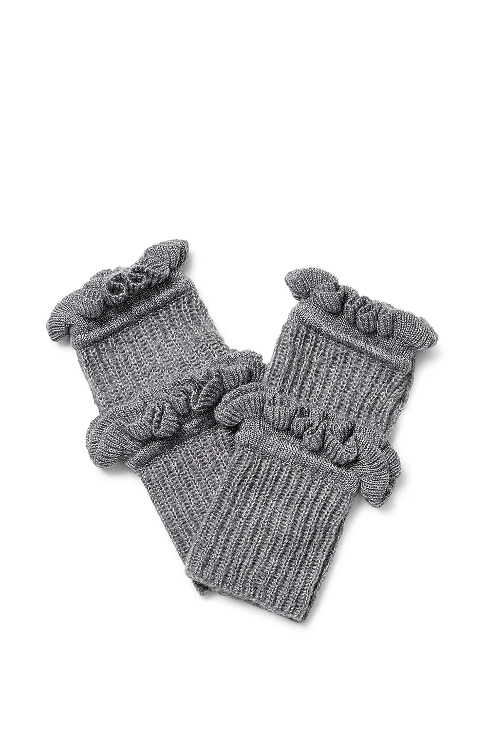 Ruffle Fingerless Gloves