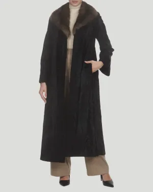 Russian Broadtail Coat with Russian Sable Collar