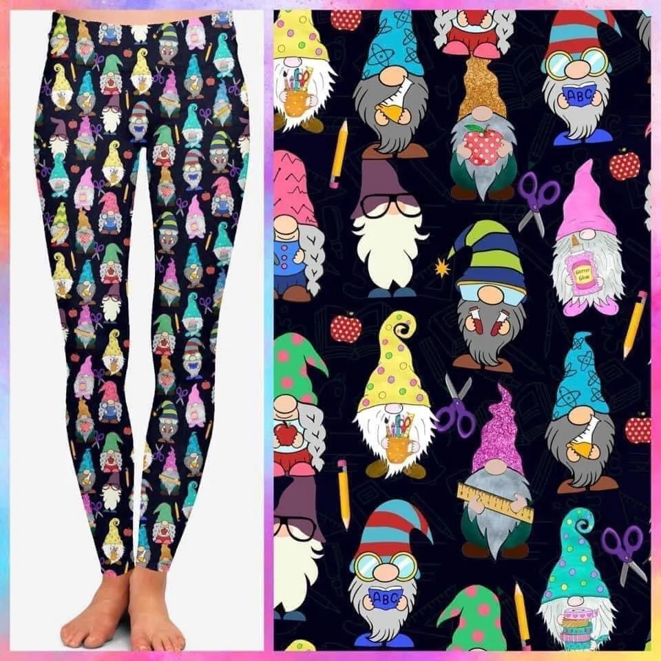 School Gnome leggings