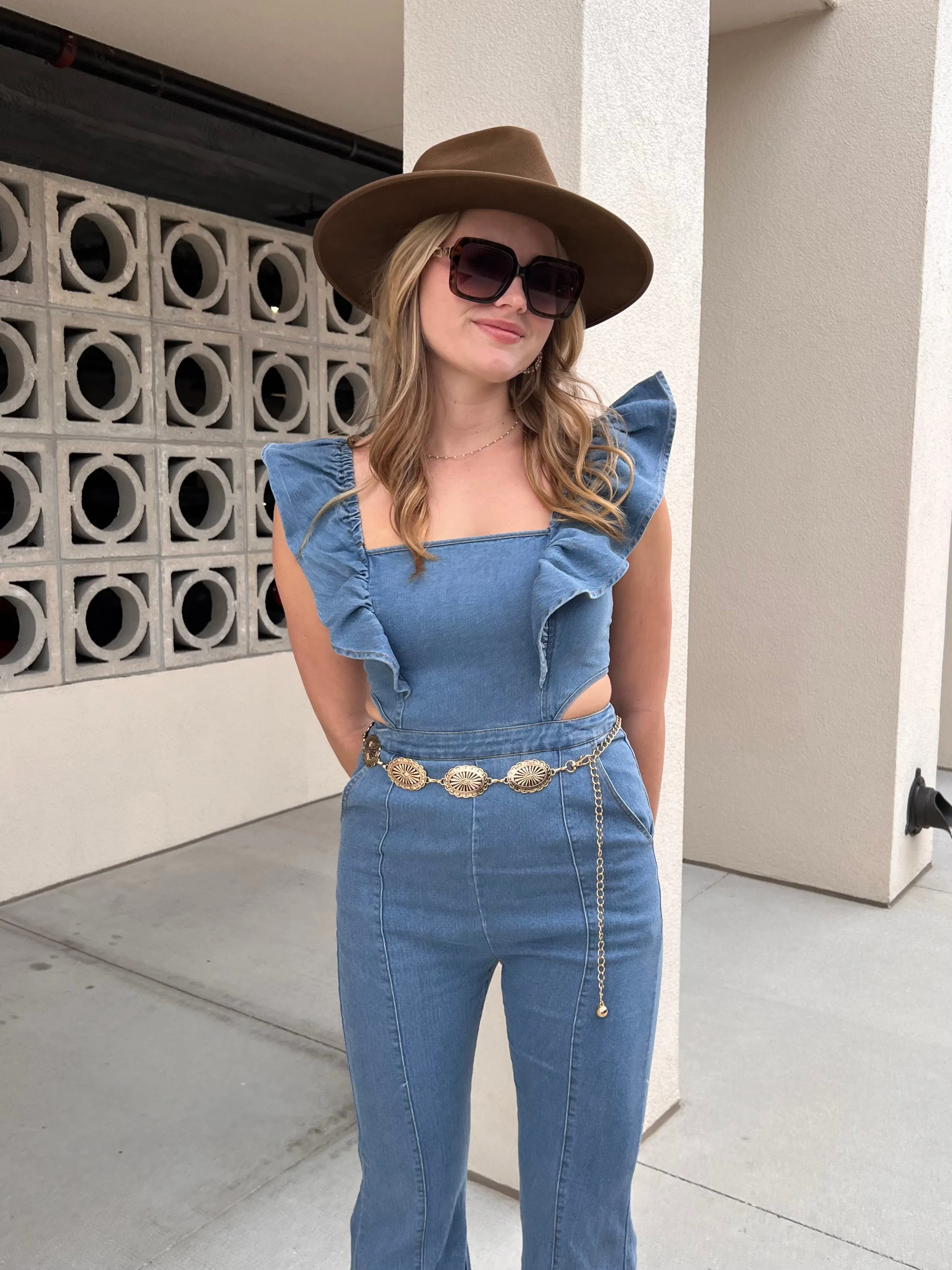 SERENA JUMPSUIT IN DENIM