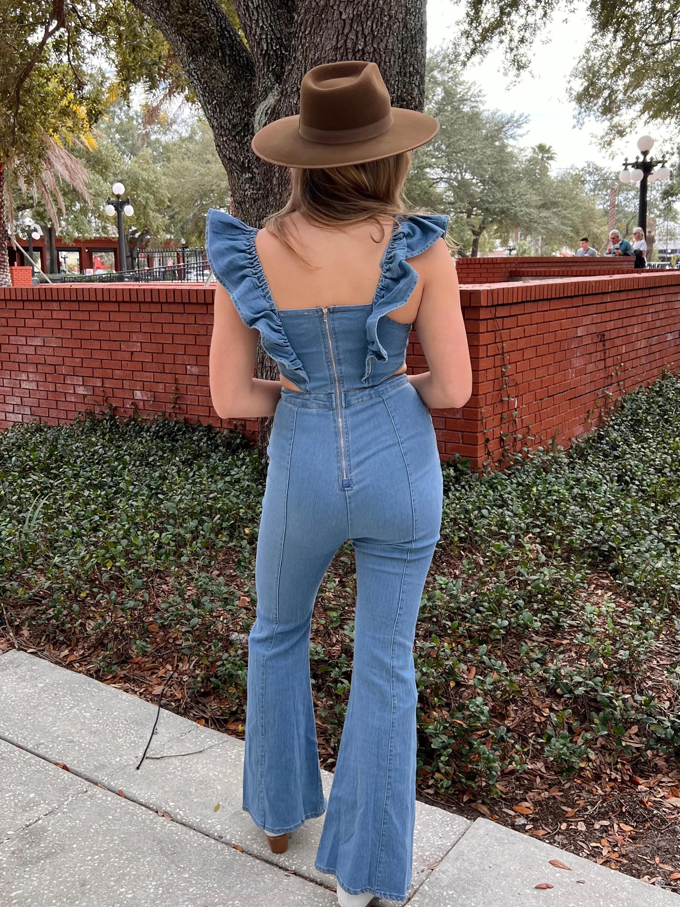 SERENA JUMPSUIT IN DENIM