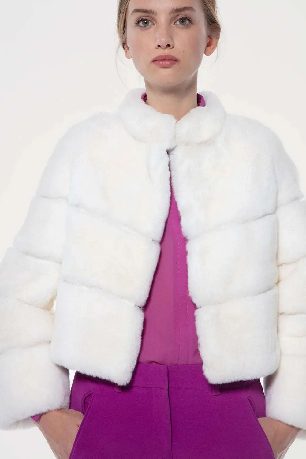 Short fur jacket