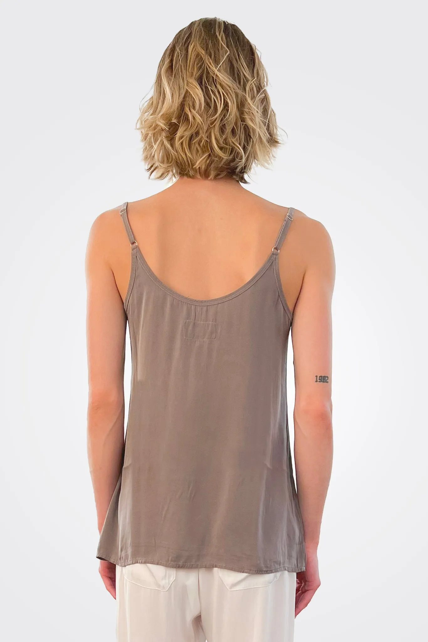 Silk Camisole - Choco