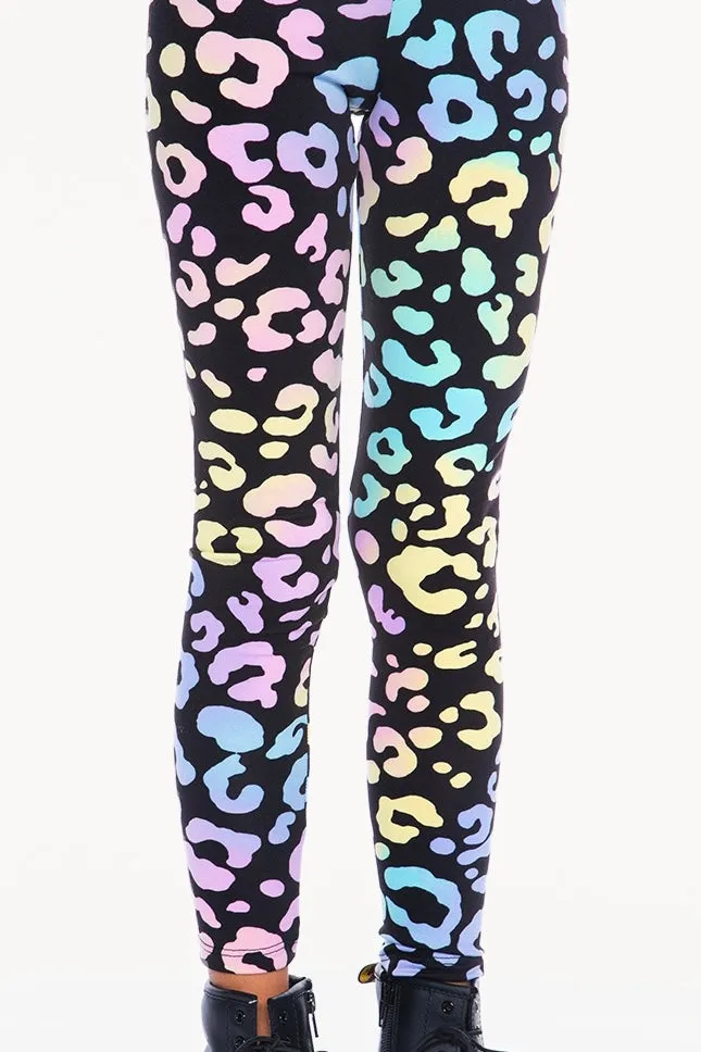 Simply Soft Long Legging - Pastel Ombre Leopard