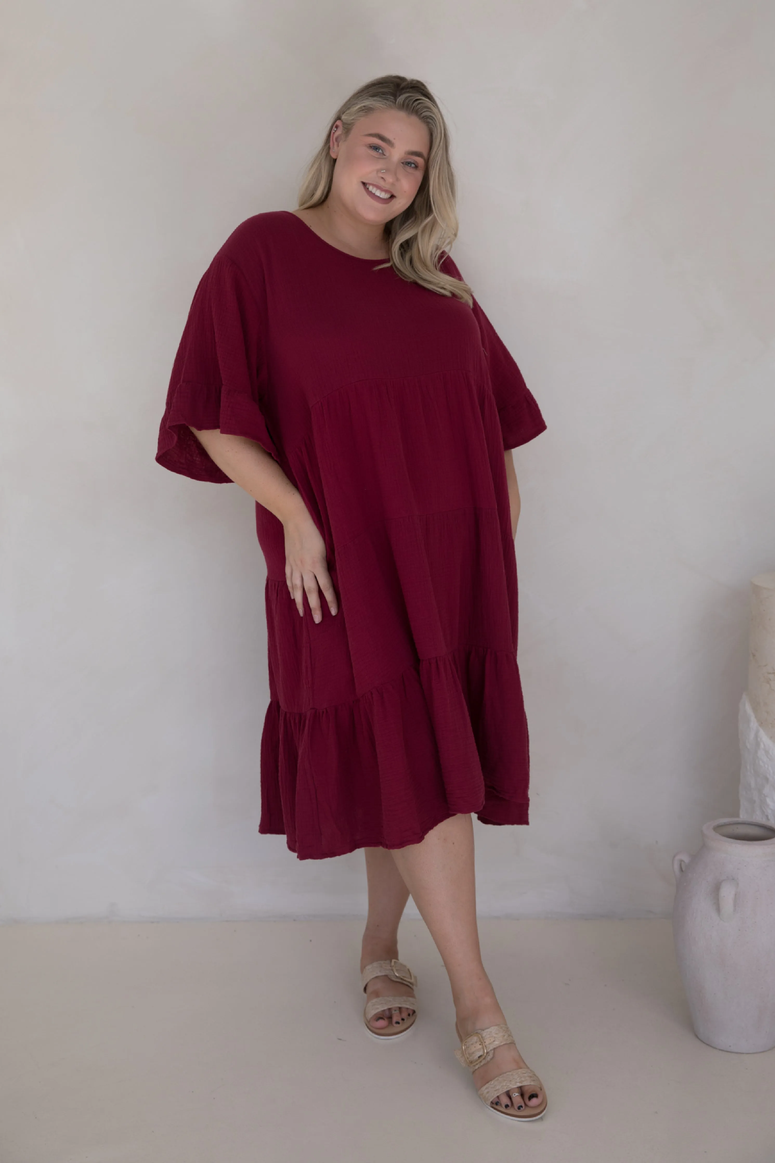 Sofia Dress | Mahogany | FINAL SALE