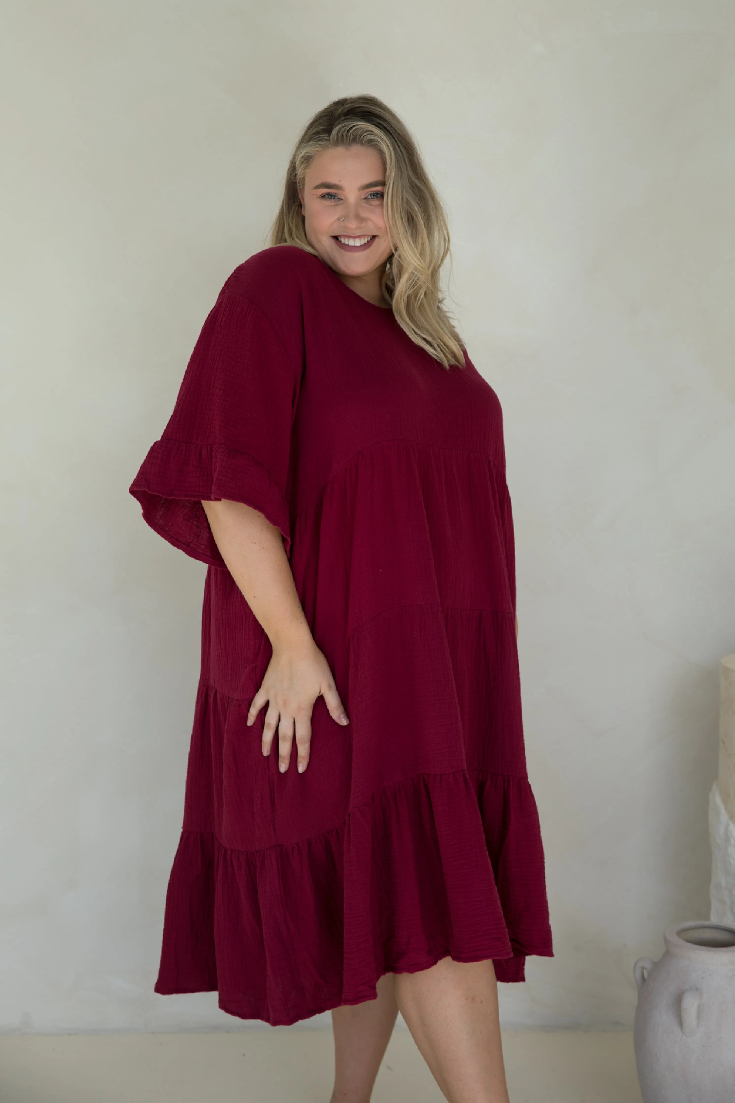 Sofia Dress | Mahogany | FINAL SALE