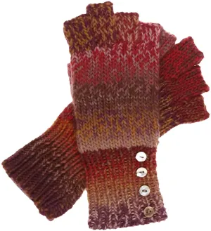 Spacedye Fingerless Gloves - Autumnal