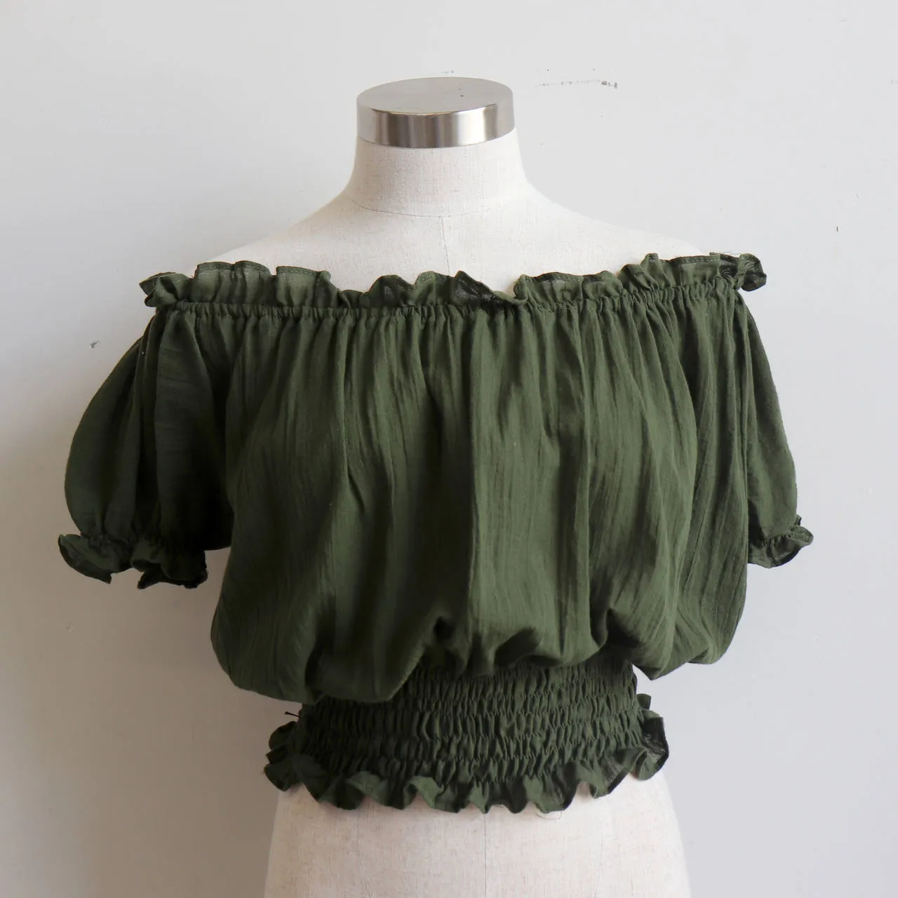 Spanish Peasant Blouse Top