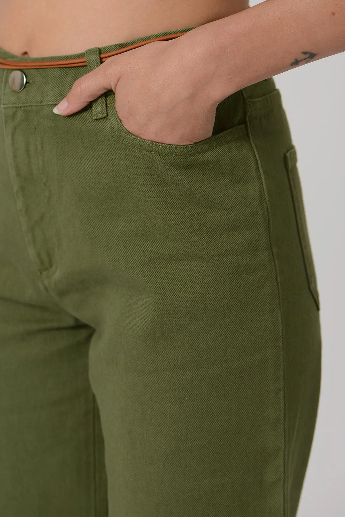 SS24 EARLYMADE Patricia Pants — SAGE LEAF