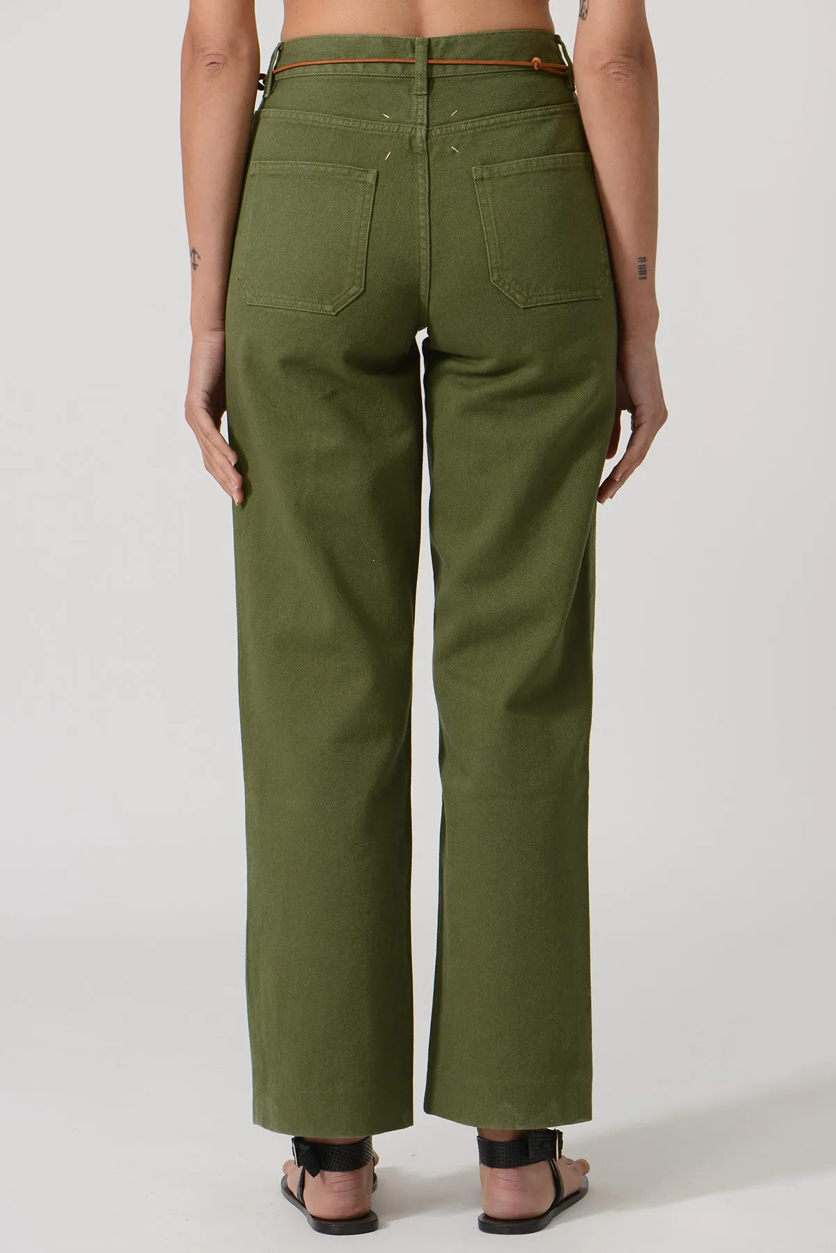 SS24 EARLYMADE Patricia Pants — SAGE LEAF