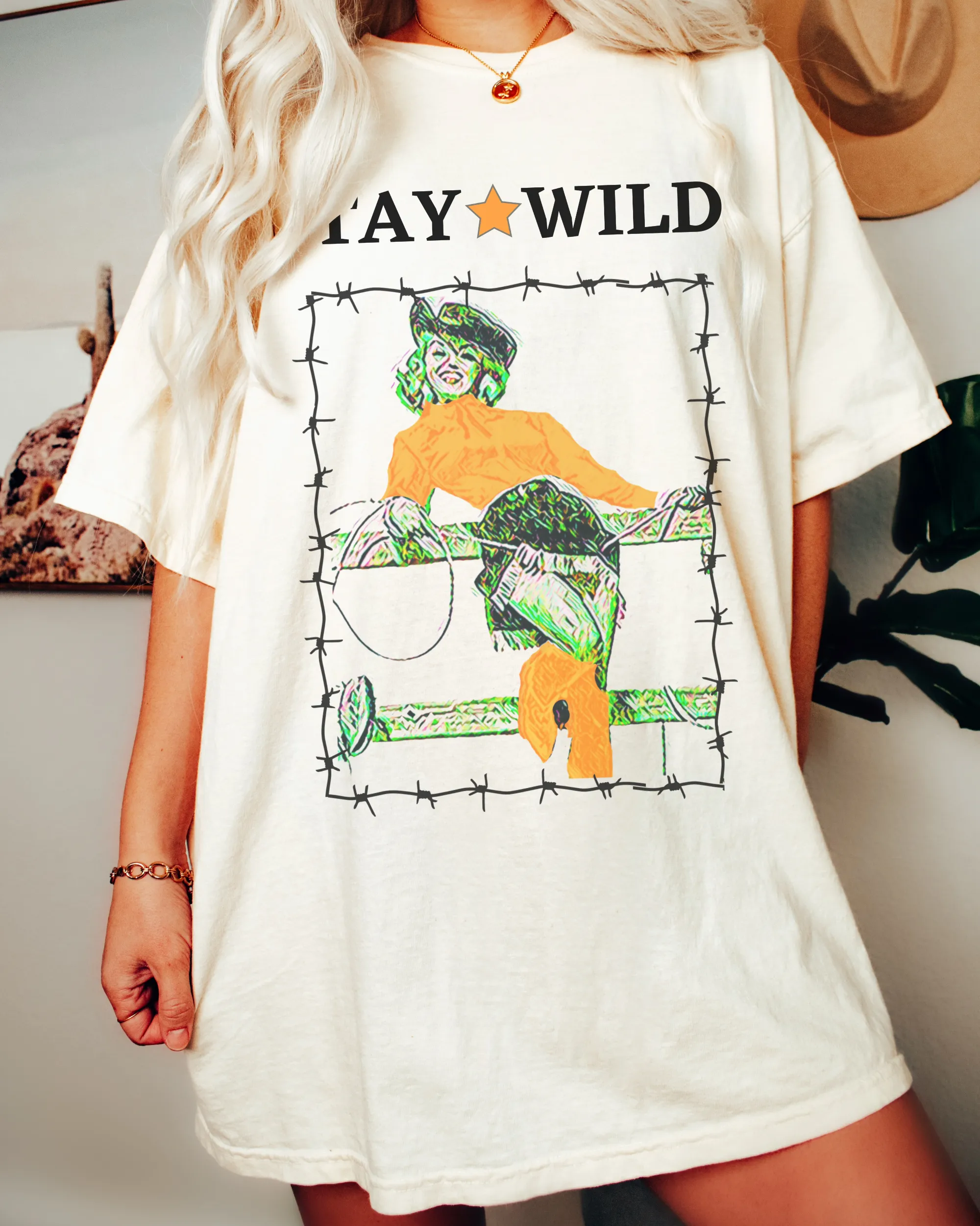 Stay Wild Comfort Colors® Shirt, Trendy Women's T-Shirt, Garment Dyed, Retro Inspired T-Shirt, Bach Party Tee