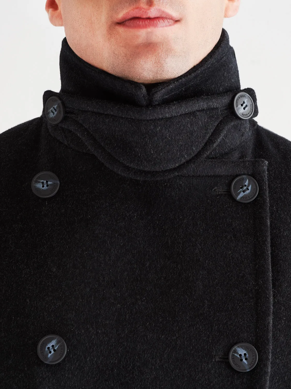 Stewart StormLux™ Wool Cashmere Peacoat